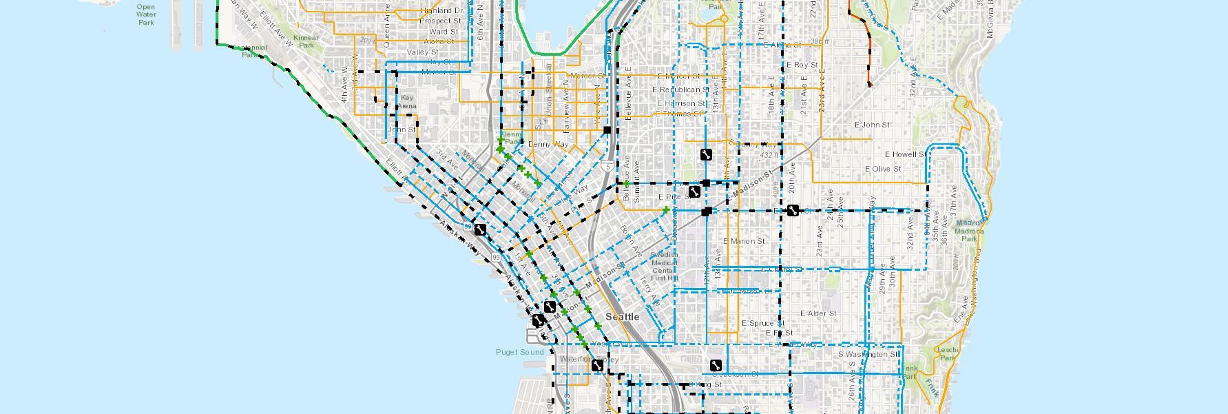 Seattle Bike Map - Seattle Traffic