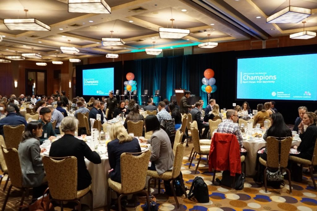 This year’s CTR Champions event was a full house! Attendees enjoyed breakfast at the Grand Hyatt hotel in downtown Seattle.